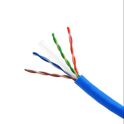 24AWG 4 Paare PET-PVC-Jacke CU CCA Cat5e LAN Cable For Computer